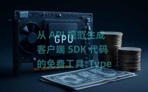 从 API 规范生成客户端 SDK 代码的免费工具:TypeAPI 从 API 规范生成客户端 SDK 代码的免费工具:TypeAPI